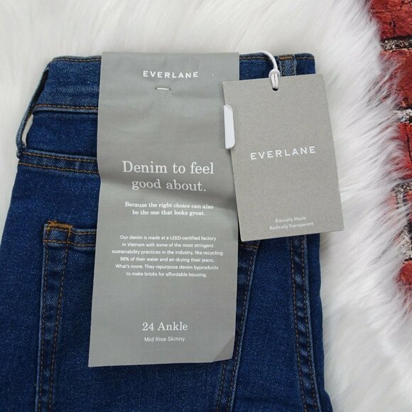 EVERLANE Skinny Jeans The Authentic Stretch Crop - Picture 6 of 12